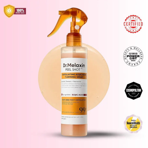 Dr. Melaxin Body Kojic Acid Turmeric Exfoliating Spray 400ml