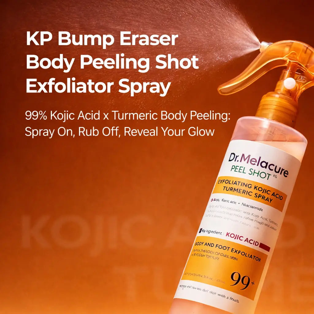 Dr. Melaxin Body Kojic Acid Turmeric Exfoliating Spray