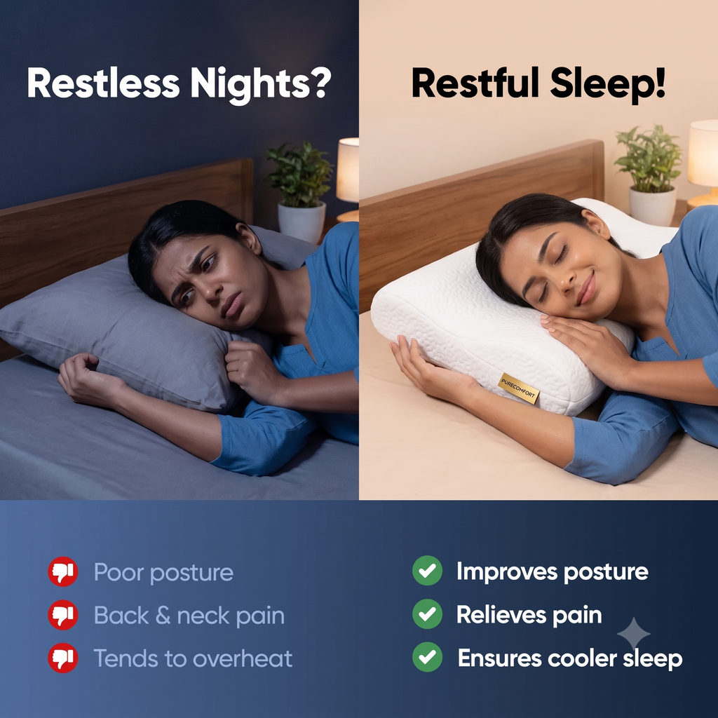 Cervica Orthopedic Memory Foam Pillow