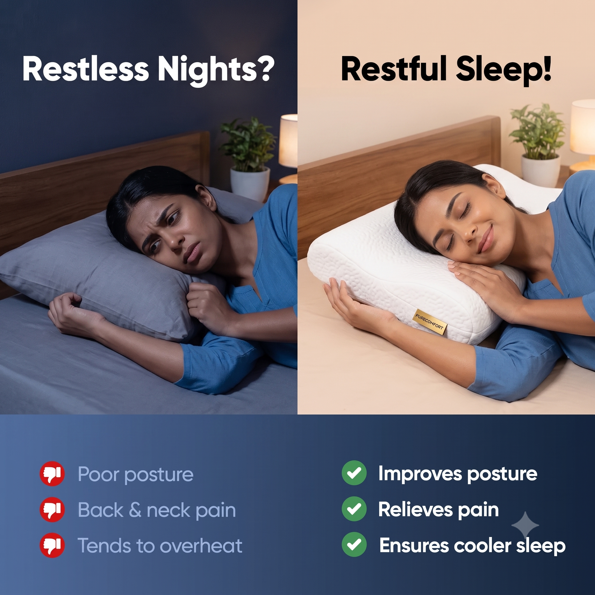 Cervica Orthopedic Memory Foam Pillow